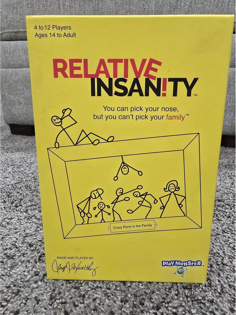 Relative Insanity Board Game by PlayMonster